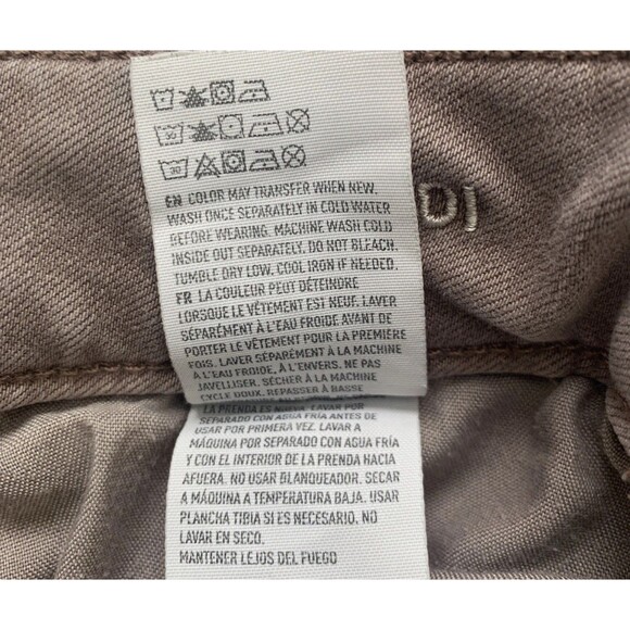 American Eagle Outfitters Super Stretch MIDI Shorts Light Brown Womens Size 4 - Picture 8 of 8